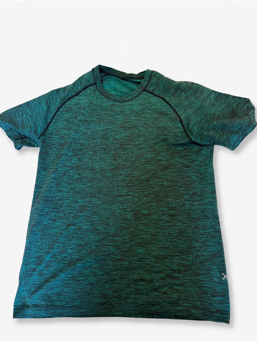 lululemon athletica Men's Heathered Teal Short Sleeve Performance Tee